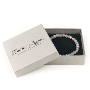 Bracelet pierre de lune 6mm - LE RÊVEUR