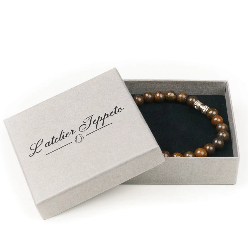 Bracelet bronzite 8mm - L'HEROÏQUE