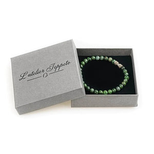 Bracelet pierre naturelle diopside chromifère