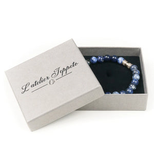 Bracelet sodalite bleue 8mm lithothérapie