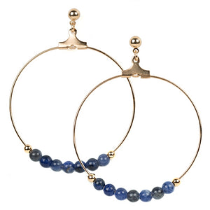Créole or et sodalite naturelle Jeppeto